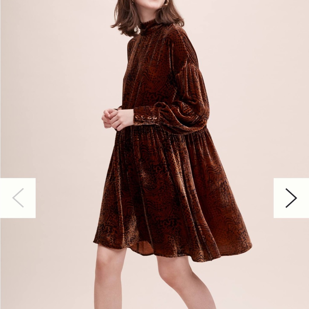 NWOT Just Female Alva Velvet Dress